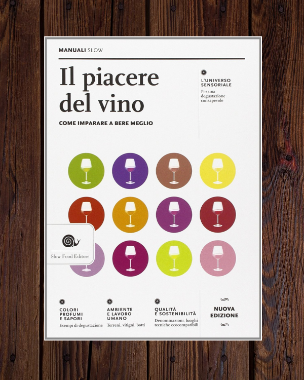 Copertina di Il piacere del vino edito da Slow Food