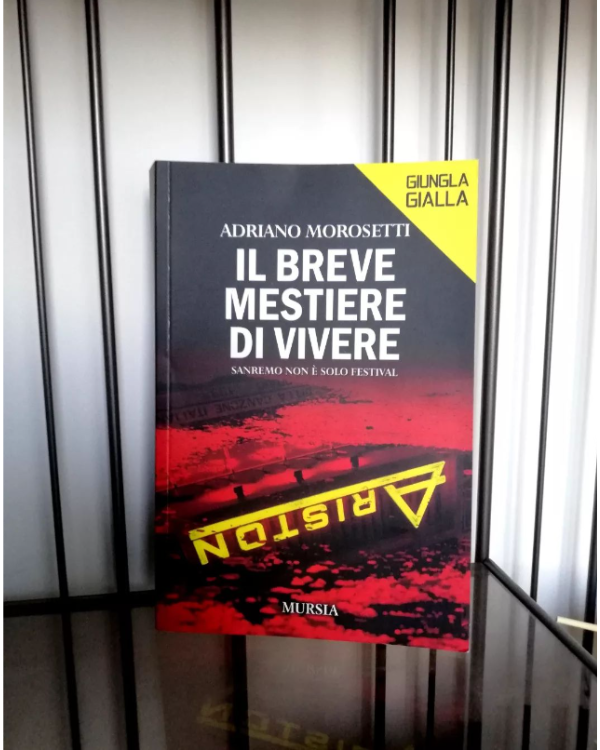 Copertina del romanzo giallo Il breve mestiere di vivere, di Adriano Morosetti